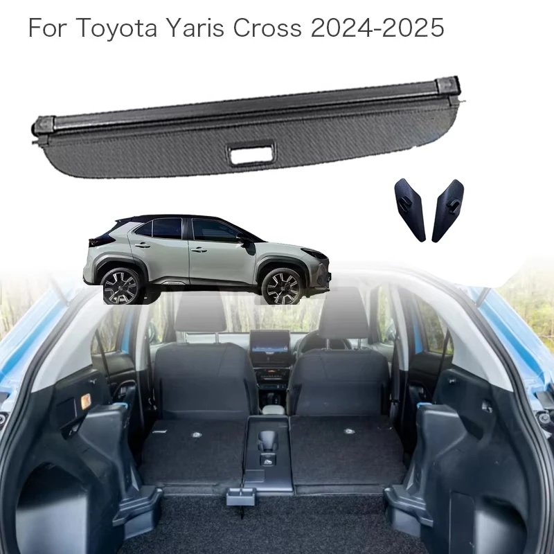 

Auto Trunk Curtain Organizer Cover For Toyota Yaris Cross 2024-2025 Car Cargo Cover Trunk Rear Rack Luggage Storage Privacy