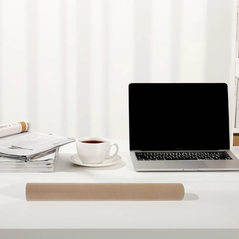 

Набор из 4 прочных круглых многоразовых почтовых тубусов из крафт-бумаги с крышками для плакатов, художественных работ, чертежей