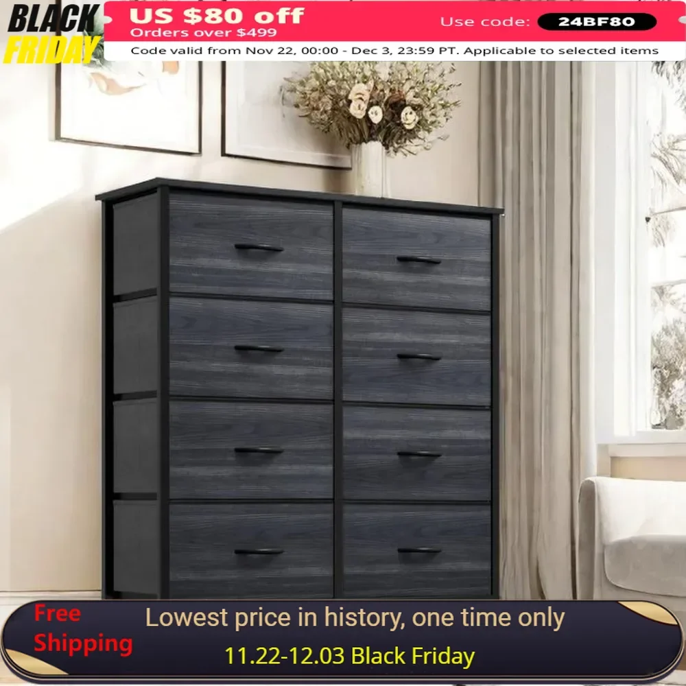 

8 Drawer Dresser, Dressers & Chests of Drawers, Organizer Unit Storage Tower, Dresser