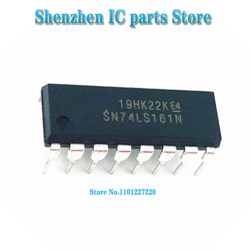 5pcs/lot SN74LS161N DIP16 SN74LS161AN 74LS161 DIP-16 In Stock