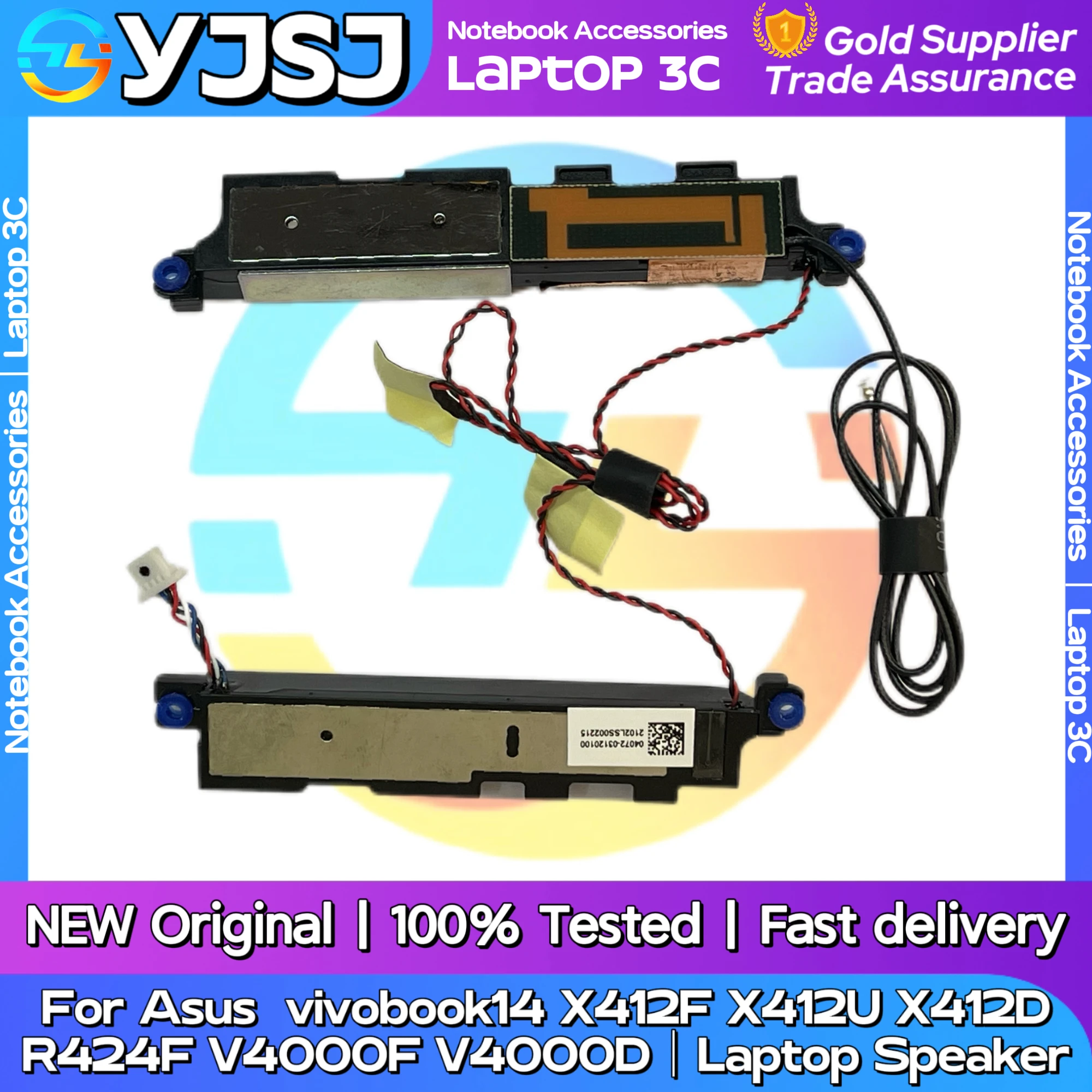 New Original Laptop Notebook Speaker For Asus vivobook 14 X412 X412F X412U X412D R424F V4000F V4000D built-in speaker horn audio