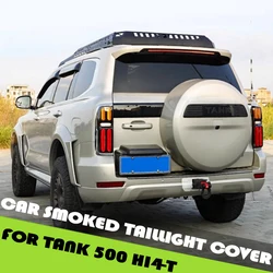 Auto Black Warrior Achterlicht Decoratieve Cover Fit voor Tank 500 Hi4-t Auto Gerookte Achterlicht Cover Auto Exterieur Upgrade Onderdelen