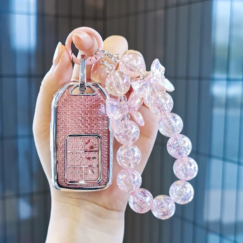 

Suitable for Honda key case Breeze 22 Breeze e: PHEV 21 CRV hybrid e new energy vehicle cover shell chain protective buckle