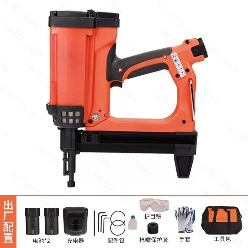 Cordless Concrete Nail Gun Gas Powered for Framing Window Door Installation Ceiling