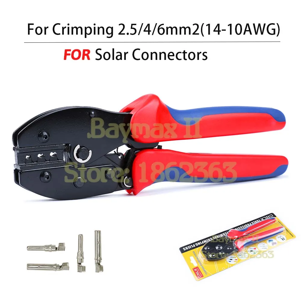 LY-2546B Crimping tool for Multi-Contact Solar Connectors 2.5/4/6mm² with soft handle