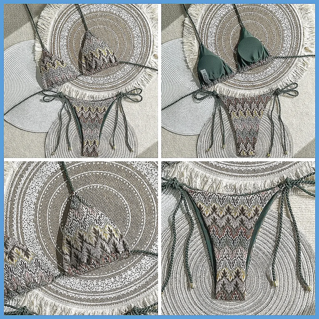 

Sexy Brazilian Bikini Set 2026 Women's Swimwear Two Piece Bathing Suit for Beach Pool