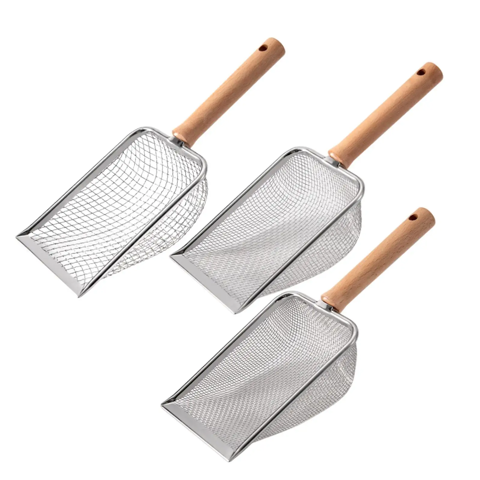 Cuchara de arena para gatos, limpiador duradero, cuchara de arena, caja de arena, recogedor para Limpieza Instantánea, tamizado rápido, lagartos para gatitos