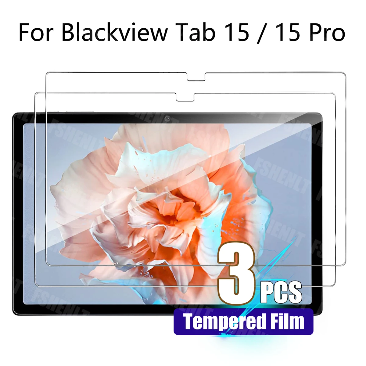 Screen Protector for Blackview Tab 15 /15 Pro (10.51 inch)  Anti-Scratch HD 9H Hardness Ultra Resistant Tablet Tempered Glass