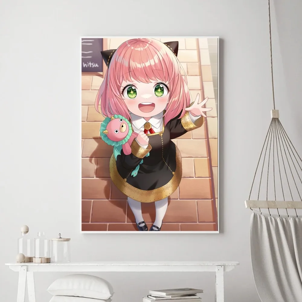 Anime Spy X Family Anya Poster Prints Poster Wall Painting Bedroom Living Room Wall Bar Restaurant Sticker Small