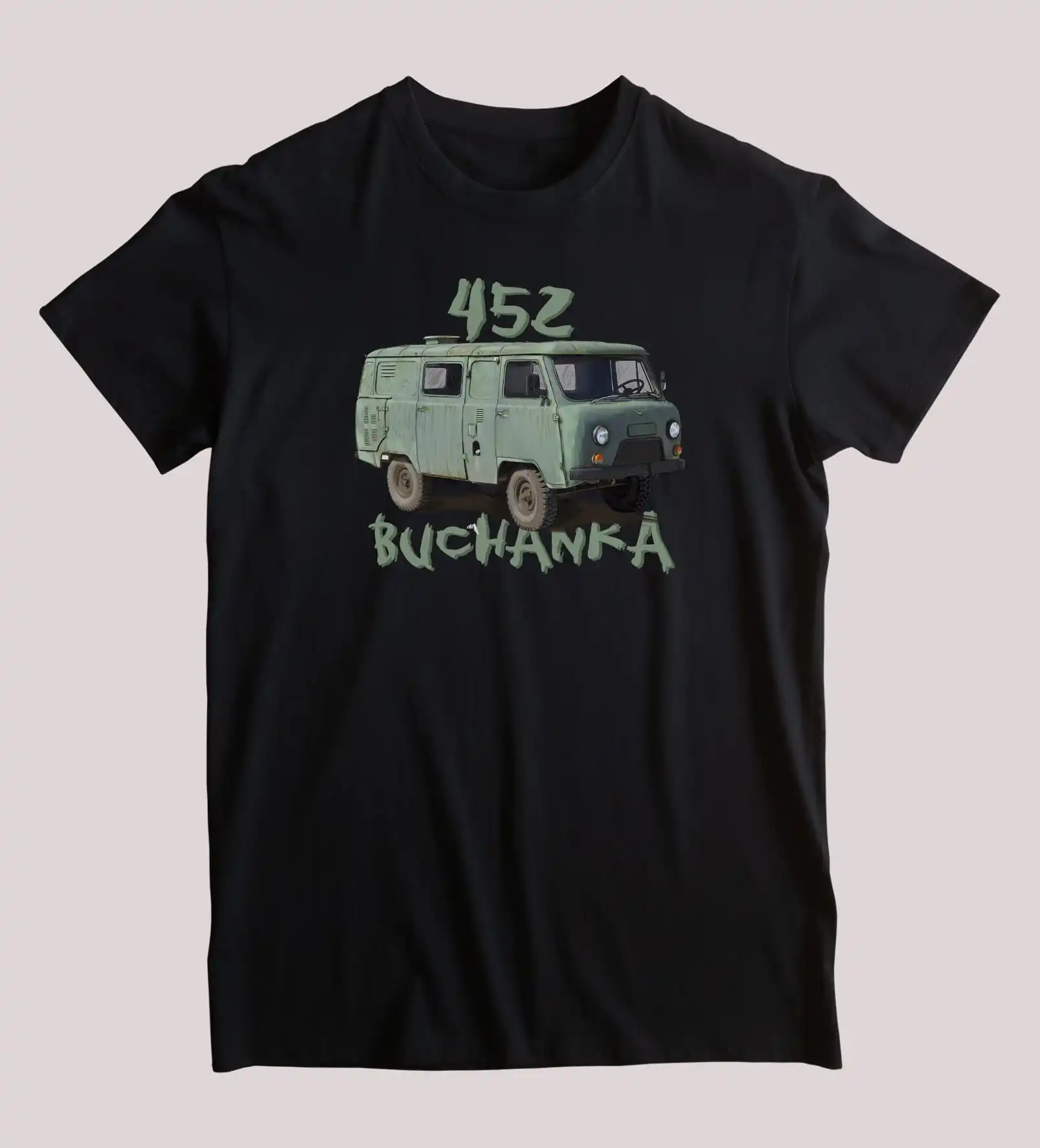 Russian UAZ-452 Buchanka Wheeled Multipurpose Vehicle T-Shirt. Summer Cotton Short Sleeve O-Neck Mens T Shirt New S-3XL