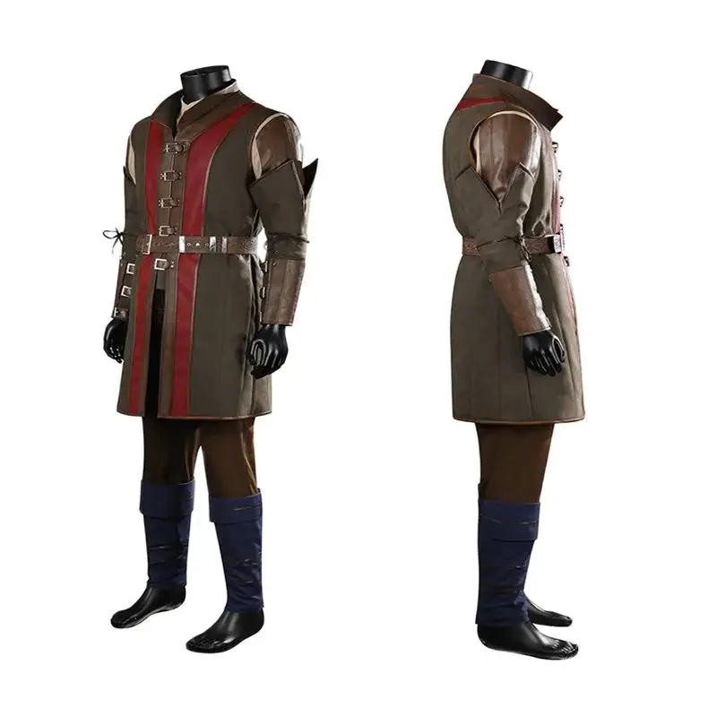 

Боевая униформа Game 3 Wyll костюмы для косплея Мужская, пальто, штаны, полный комплект, костюм на Хэллоуин