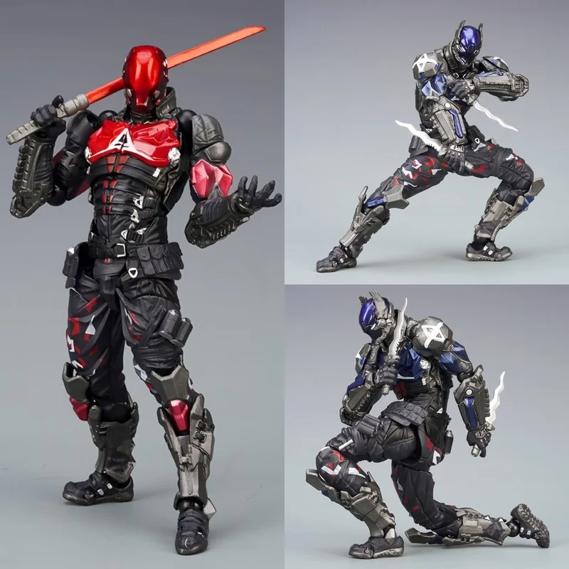 

Hot 17cm Action Figure Amazing Yamaguchi Doll Batman Arkham Knight Pvc Bat Collection Movable Batman Figurine Toys Model Gifts