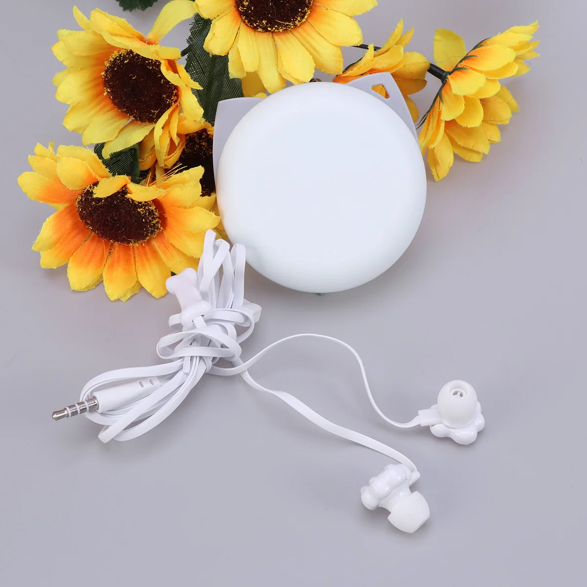 

1pc Cat Paw Earphones Cute Cartoon Headset For Kids Girls With 3.5Mm Jack Lightweight Durable Design Gift Box Included