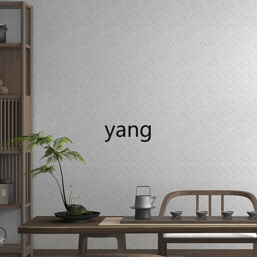 YJQ Thousand-Character Patterne High-End Seamless Wall Fabric TV Background Wallpaper Bedroom Full House Customization