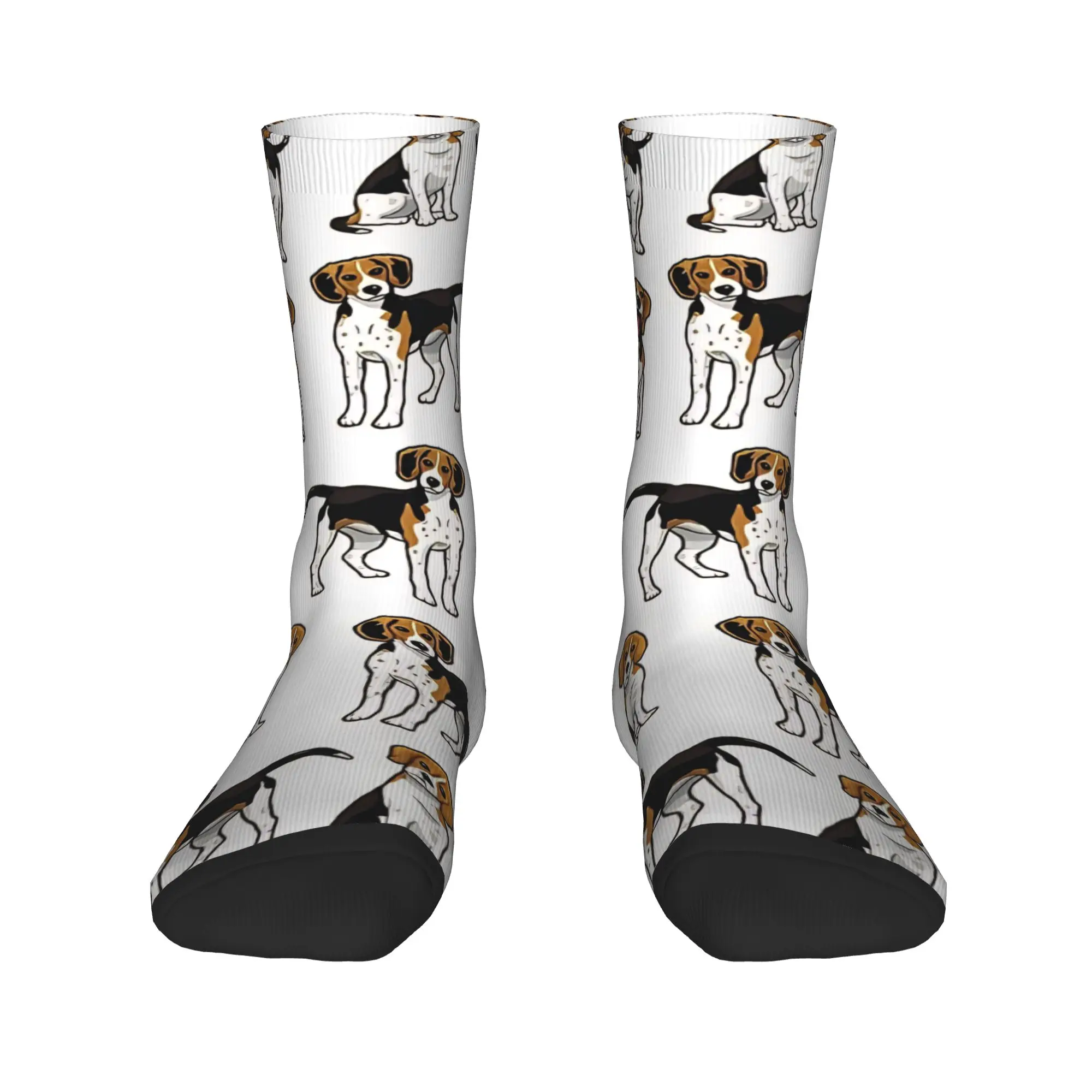 Treeing Walker Coonhound  Stockings  Printed Fashion Socks Spring Non Slip Socks Men's Running Soft Socks