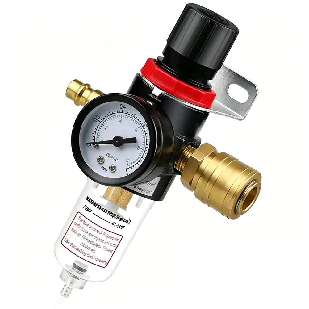 Air Filtration and Pressure Control Device for AFR-2000 1/4 Inch Port 40 Filter Element 26 CFM Maximum Flow Rate