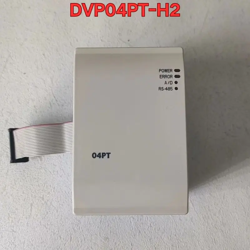 Second-hand PLC temperature module DVP04PT-H2 function test is normal Latest quotation in September 2026