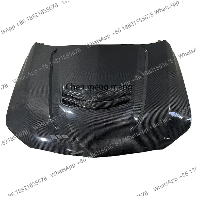 

NEW One Stop 2020+ Vehicle Accessories V Style CT4 Fiber Engine Cover for Black-Wing Bonnet