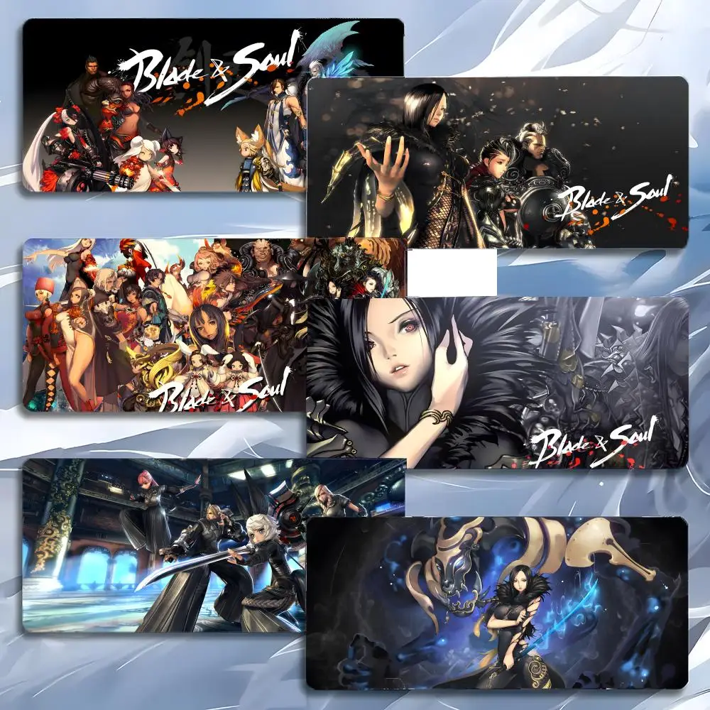 Cool Action Game B-Blade & Soul Mouse Pad Mousepad Large Gaming LockEdge Thickened PC Table Desk Mat