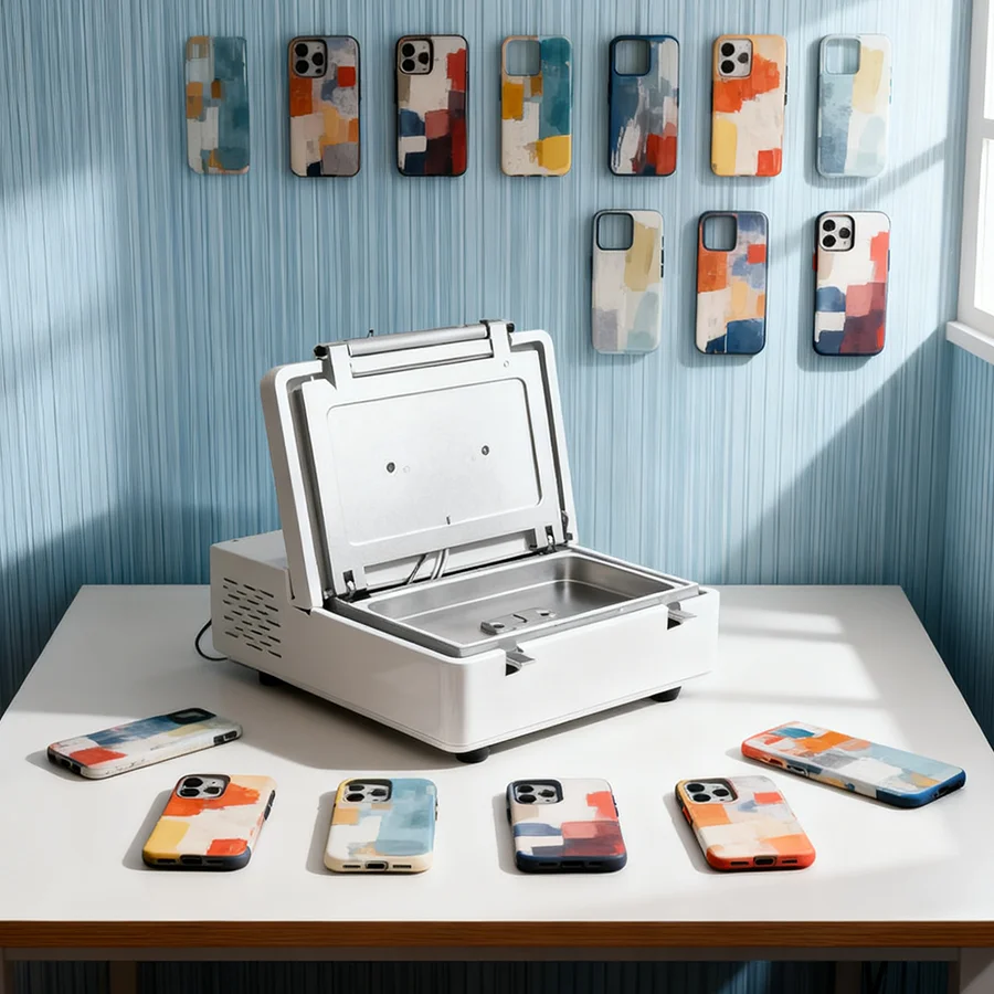 Topjlh High Efficiency Sublimation Blank 3D Film Machine Vacuum Machine A5 Size Heat Press Transfer Coated Phone Case