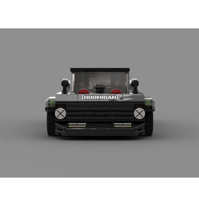 MOC-98040New clássico icônico esportes carro de corrida bloco de construção modelo 304 peças, meninos e crianças aniversário bloco de construção brinquedo presente