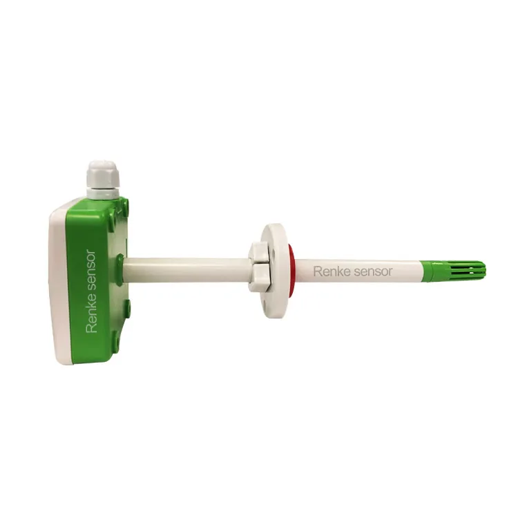 RS485 4-20mA HVAC Type Duct Temperature and Humidity Sensor Transmitter