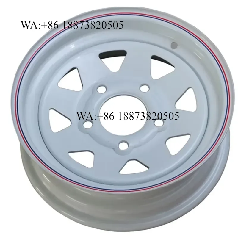 Customized 14 Inch Steel Trailer Wheel 5.5JX14 5x112 DOT TUV CE Certified Replacement for Trailers