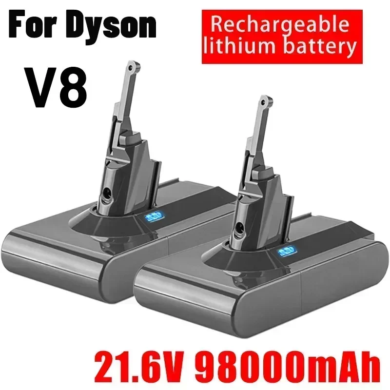 🔋 21.6V  V8 4.8Ah-12.8Ah Lithium-Ion Rechargeable Battery for Dyson V8 Absolute Cordless Vacuum Handheld Vacuum Cleaner