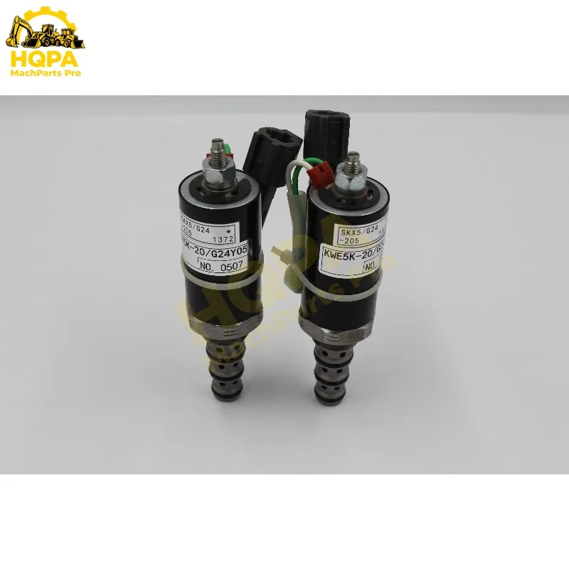 669-43000201 KWE5K-20/G24Y05 Rotary Solenoid Valve For Kato Excavator HD512 HD512-II HD512-III HD513 HD820 HD820-II HD820-III HD