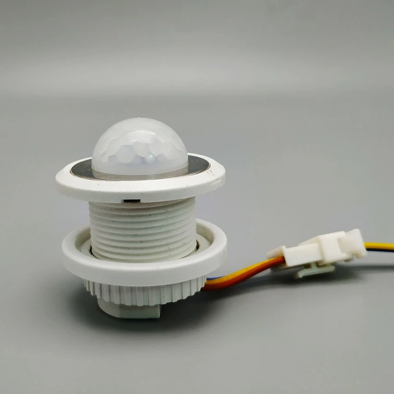 Mini Pir Infrarood Bewegingssensor Detectie 220V Instelbare Tijd Infrarood Automatische Led Licht Heks