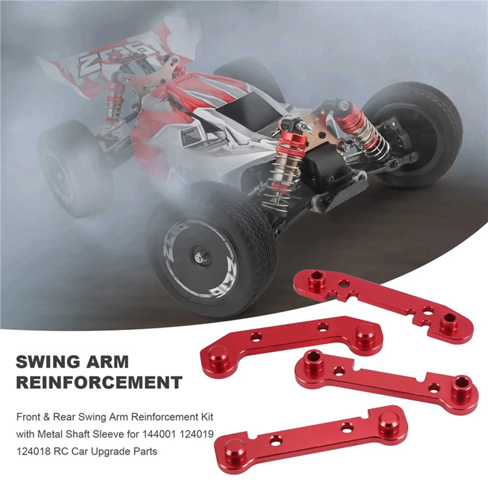 

A04F-комплект переднего и заднего поворотного рычага с втулкой вала для Wltoys 144001 124019