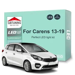11Pcs Cars Accessories For KIA Carens 2013 2014 2015 2016 2017 2018 2019 Canbus Dome License Plate LED Interior Light Bulb Tools