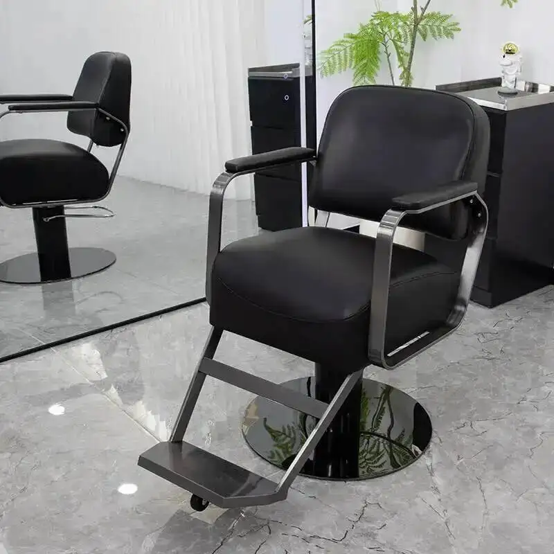 

Chairs Round Barber Professional Equipment Beauty Ergonomic Salon Chair Luxury Armchairs For Barbershop Salon Furniture