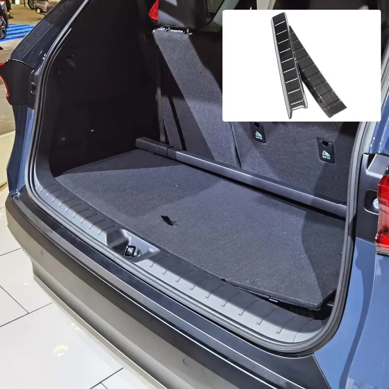 

For Toyota Grand Highlander AS10 2024 2025+ Automotive Trunk Built-in Protective Plate Stainless Steel Car Accessories