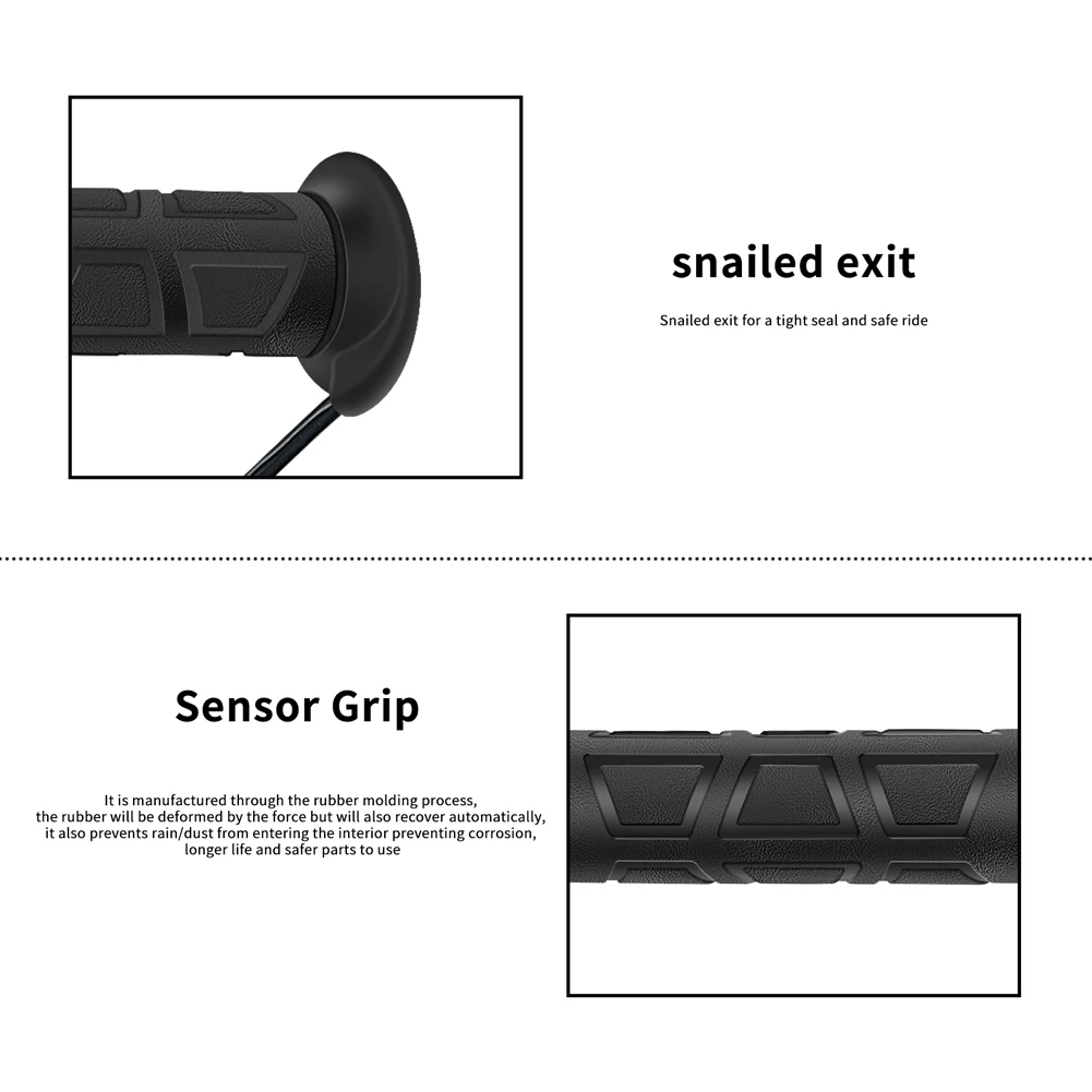 Empuñaduras calentadas a mano para motocicleta DC 12V, Control inteligente de temperatura, calentador de manillar ATV, piezas de motocicleta impermeables de 3 engranajes para invierno