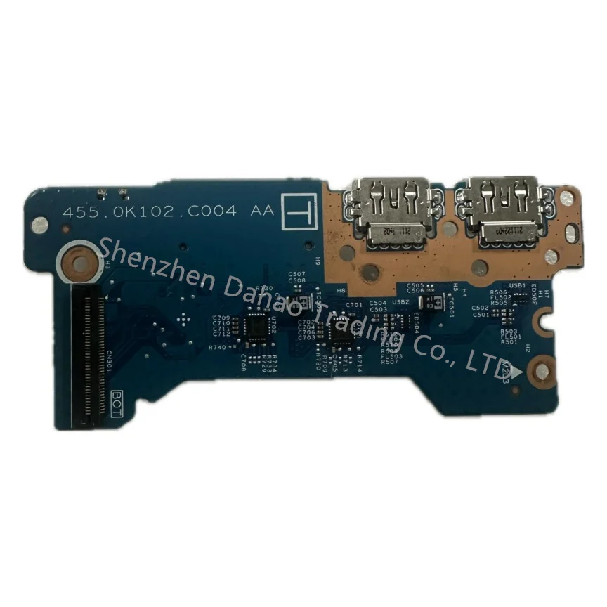 Imagem -03 - Placa de Comutação Usb com Cabo para Lenovo Ideapad 15itl05 448.0k007.1m Lc5614t 203527-1m Original