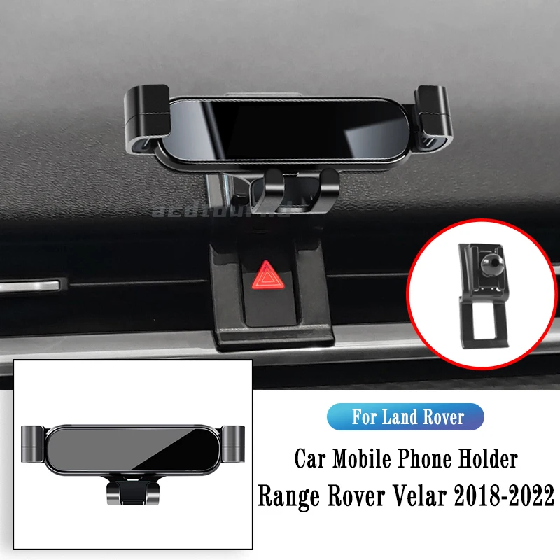 Car Phone Holder for Land Rover Range Rover Velar 2018-2022 Gravity Navigation Bracket GPS Stand Air Outlet Clip Support Mount