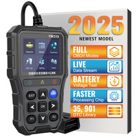 Code Reader Fault Code Scanner Multi-language YM519 Car Diagnostic Tool OBD2 Code Reader Check Engine System Battery Tester
