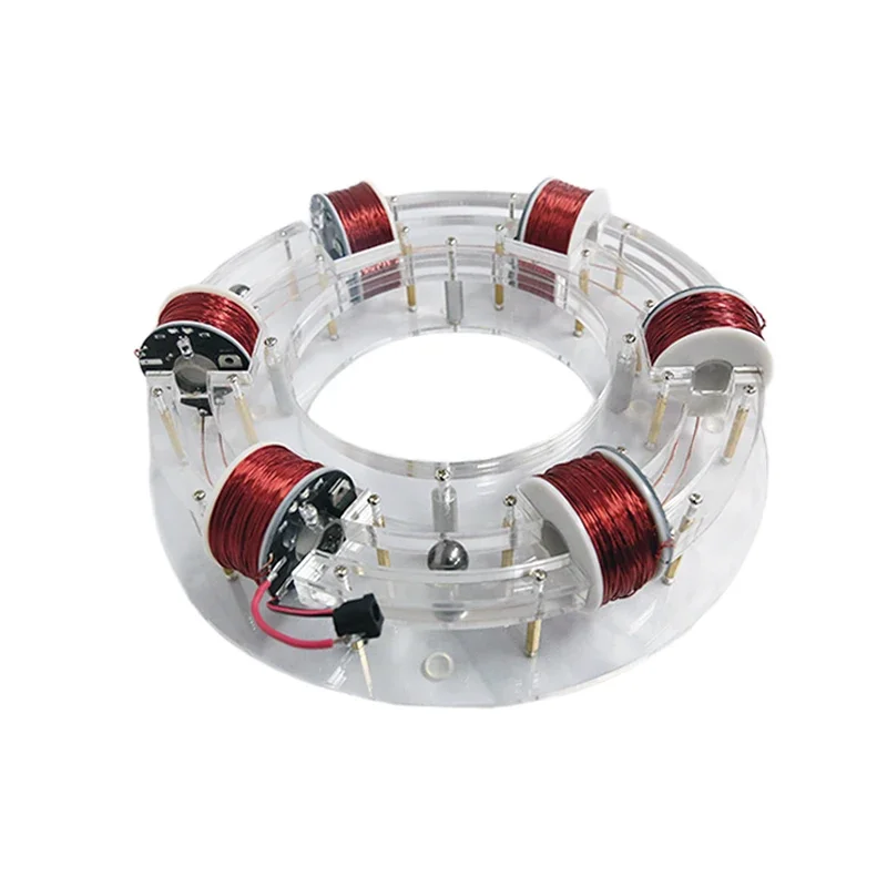 

DC12V 8W кольцевой ускоритель циклотрон, высокотехнологичная игрушка, физическая модель, комплект «сделай сам», детский подарок, игрушки