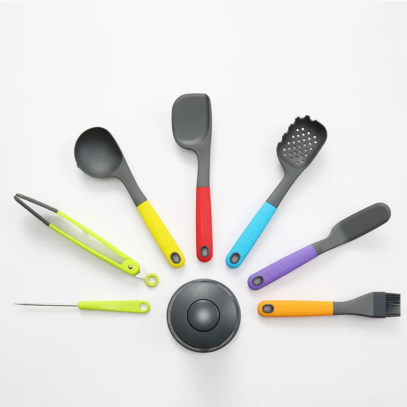 Cooking pot significant other kitchenware seven-piece set of high temperature silicone kitchenware set accessories cooking