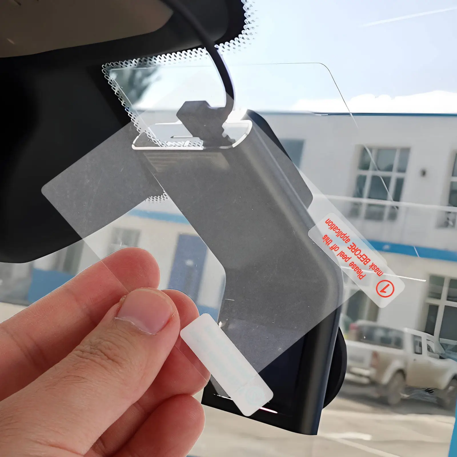 50Pcs Dashcam Windshield Static Cling Sticker Electrostatic Adsorption Film Transparent Scratch Proof Easy Removal Reliable All
