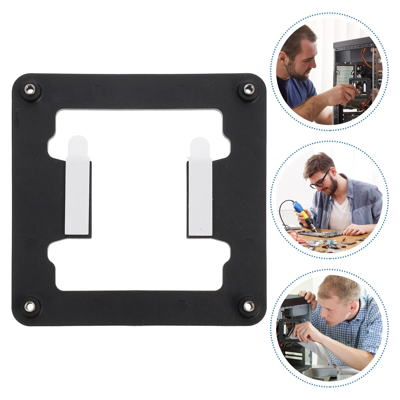3Pcs CPU Heatsink Bracket for 1700 Socket High-Performance Reliable Easy Installation Radiator Mount Back Plate
