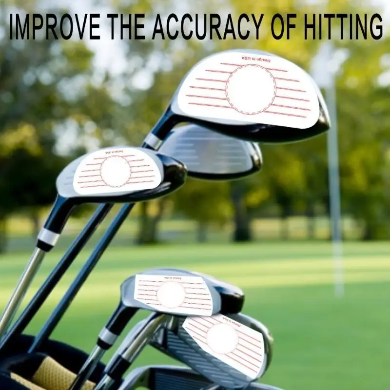 Golf Impact Tape Labels Golf Club Impact Sticker Golf Training Aids for Practice 