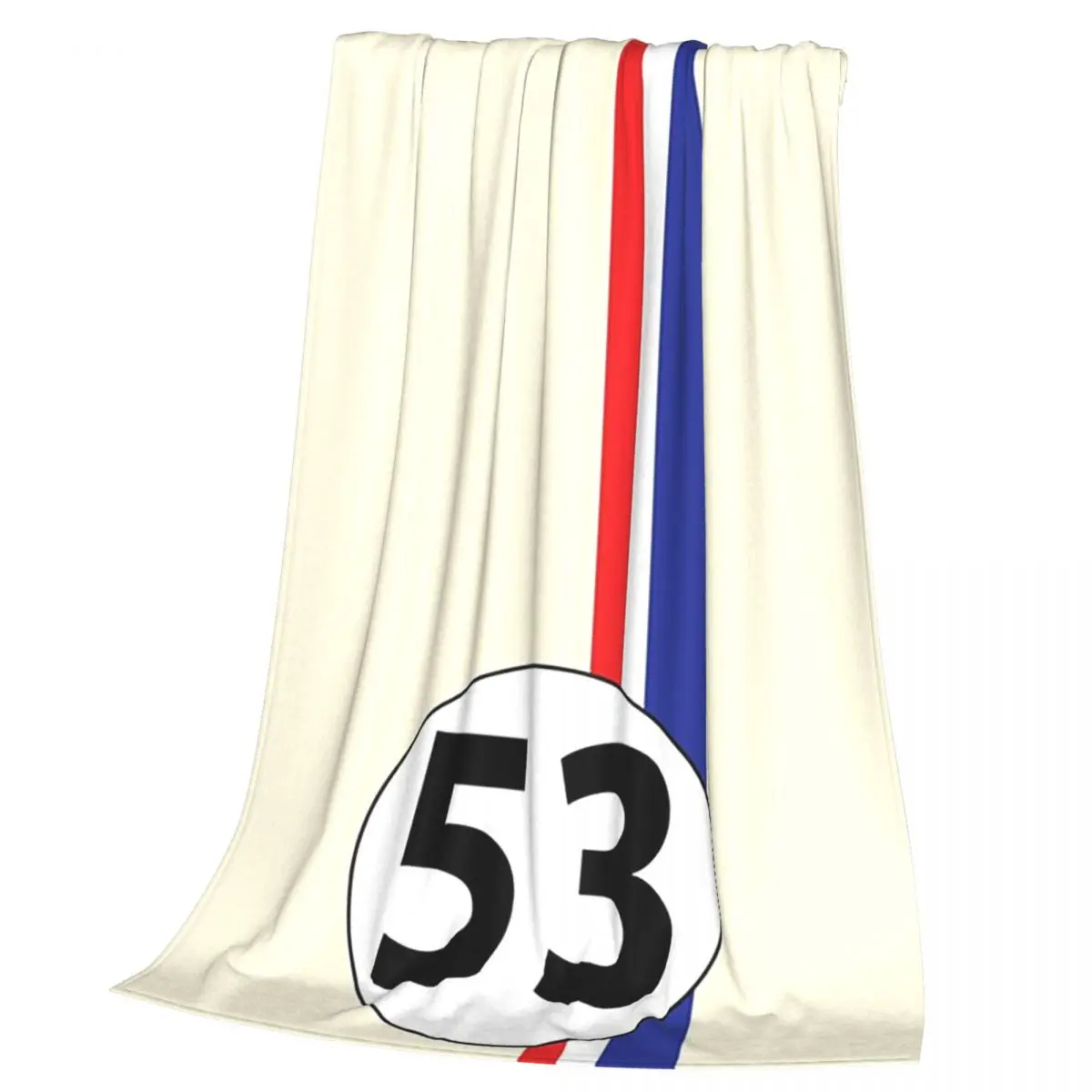 Herbie Number 53 Blankets Soft Warm Flannel Throw Blanket Bedding for Bed Living room Picnic Travel Home Couch