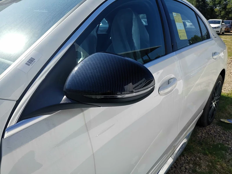 

For Mercedes-Benz GLC-Class GLC200 220 250 300 350 2024-2026 ABS Door Side Mirror Cover Trim Rear View Cap Overlay Molding