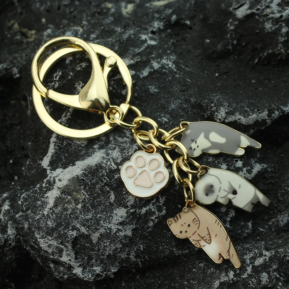 Kawaii Katzen-Schlüsselanhänge – Men'S Accessories Rings Bewertung und Preis