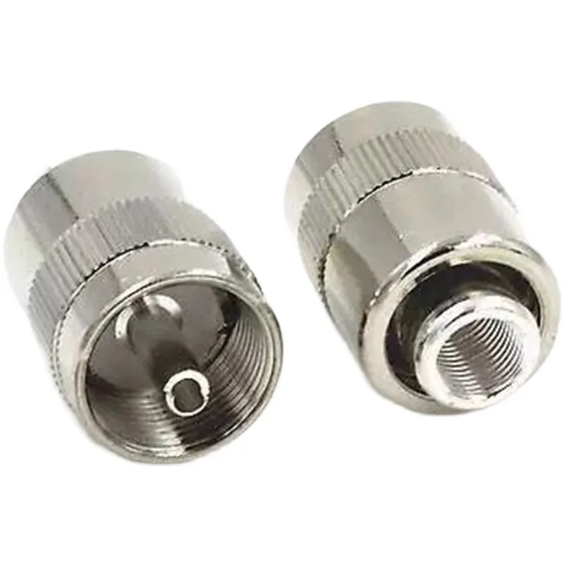 UHF  SL16 Male head PL259 Tuner wiring RG58/RG8U/RG6U Pure copper silver plating