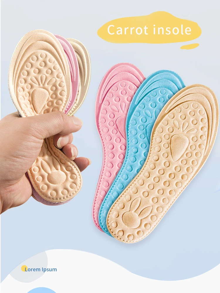 Semelles intérieures en mousse à mémoire de forme pour enfants, 1 paire, Support de Sport, course à pied, déodorant, coussin respirant pour pieds, garçons et filles, baskets