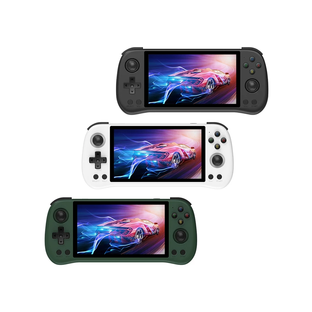 

POWKIDDY X55 Retro Video Console 2025 Latest 5.5 INCH 1280*720 IPS Screen RK3566 Open-Source Handheld Game Console