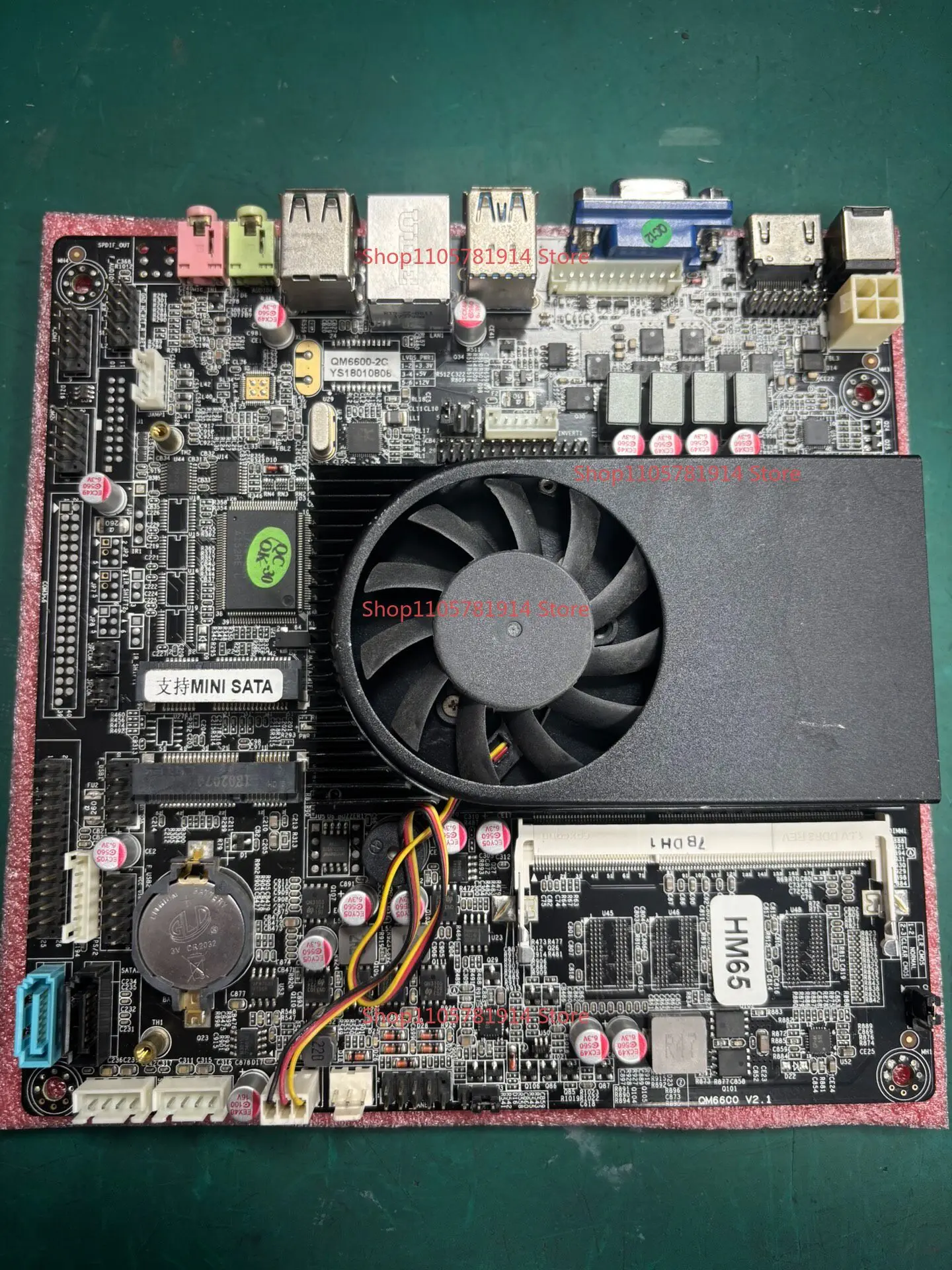 For QM6600 Industrial Control Main Board /i7-3520M Processor, Core Display, Interface: VGA HDMI USB3.0 2 COM Ports